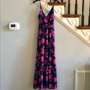 NWT ModCloth Liza Luxe Floral Maxi Dress, Size XS